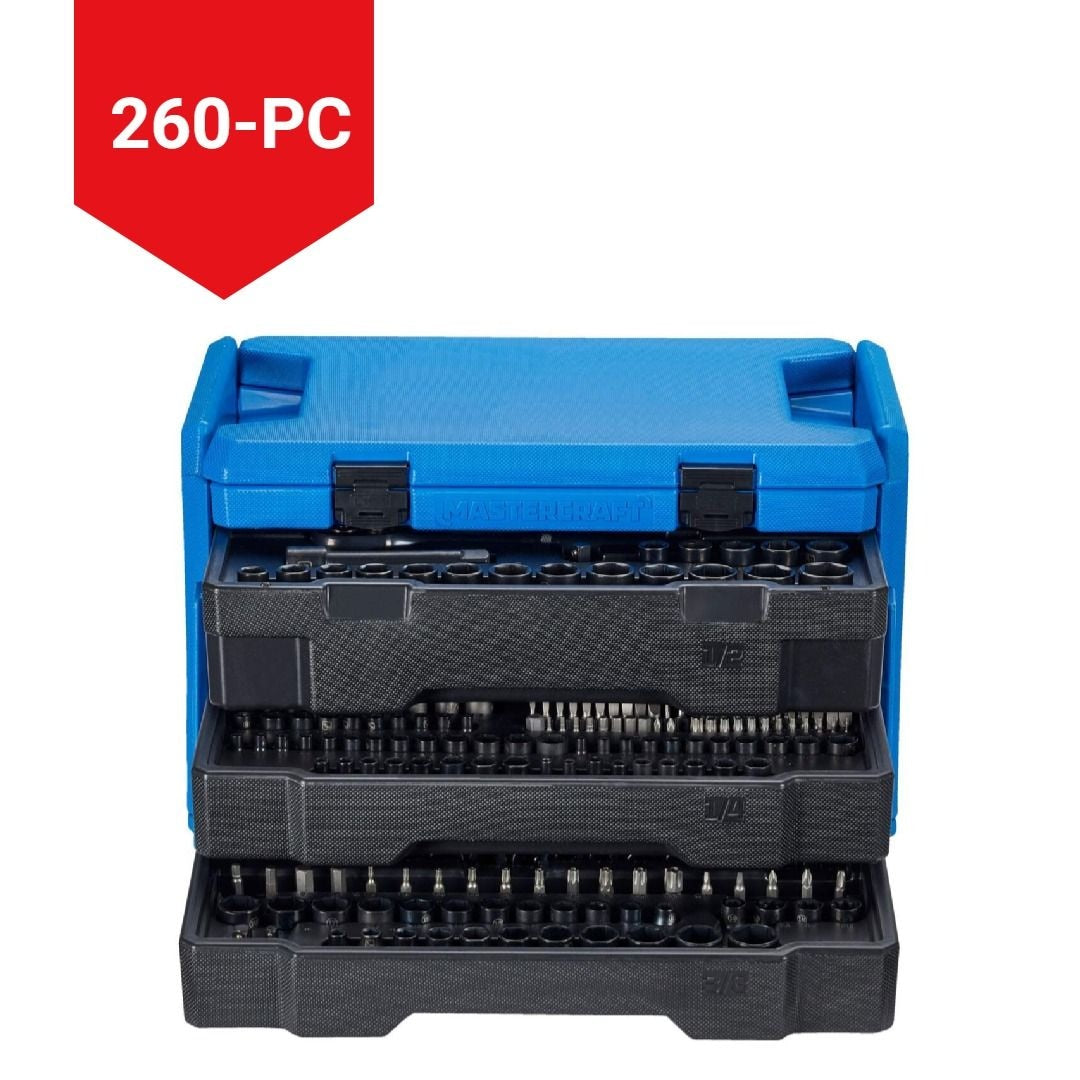 Socket Set, SAE/Metric, CRV, Black Steel Finish, 260-pc S4M5 - product image 7