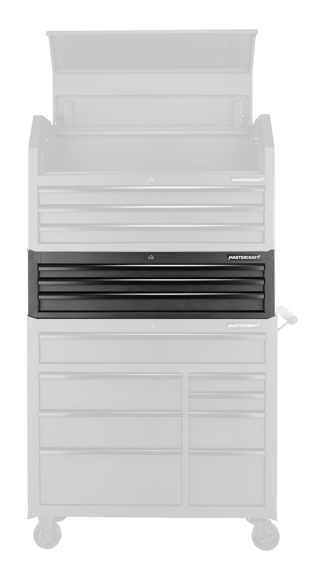 Tool Storage Mid-Chest, 3 Drawer, 41-in, Black G3K1 - product image 8