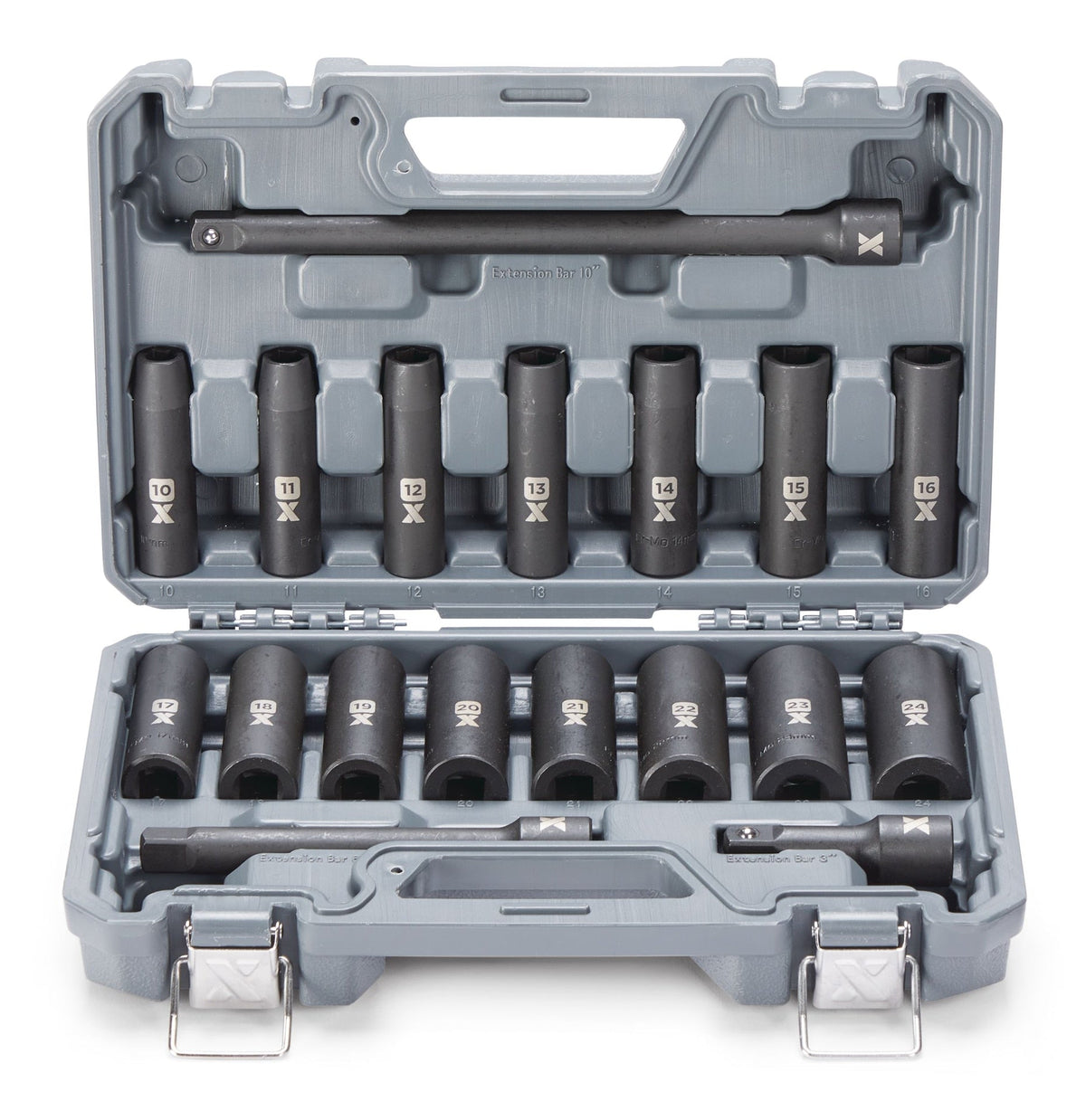 1/2-in Drive Professional Grade Impact Sockets Set, 18-pc, Metric P4G5 - product image 2