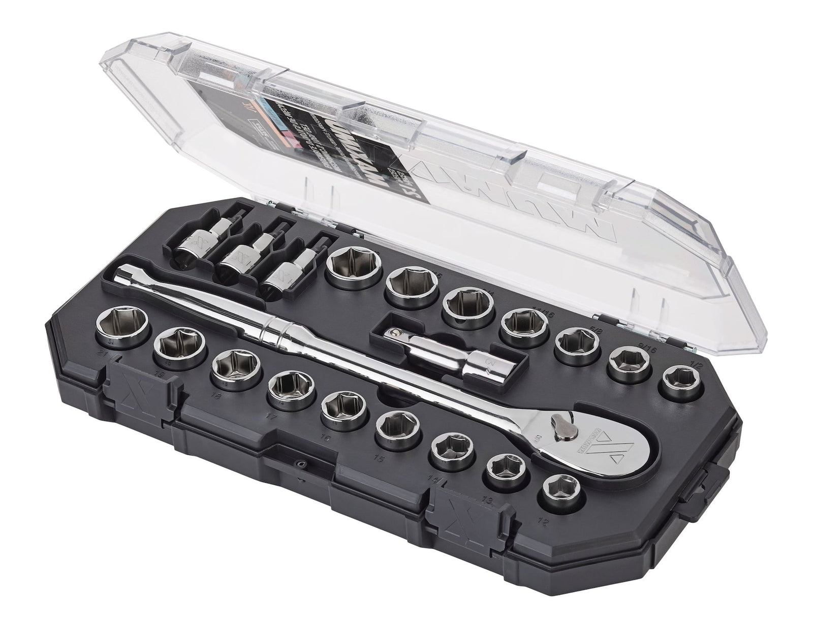21 Piece 1/2" Drive Metric Socket Set R6G4 - product image 3