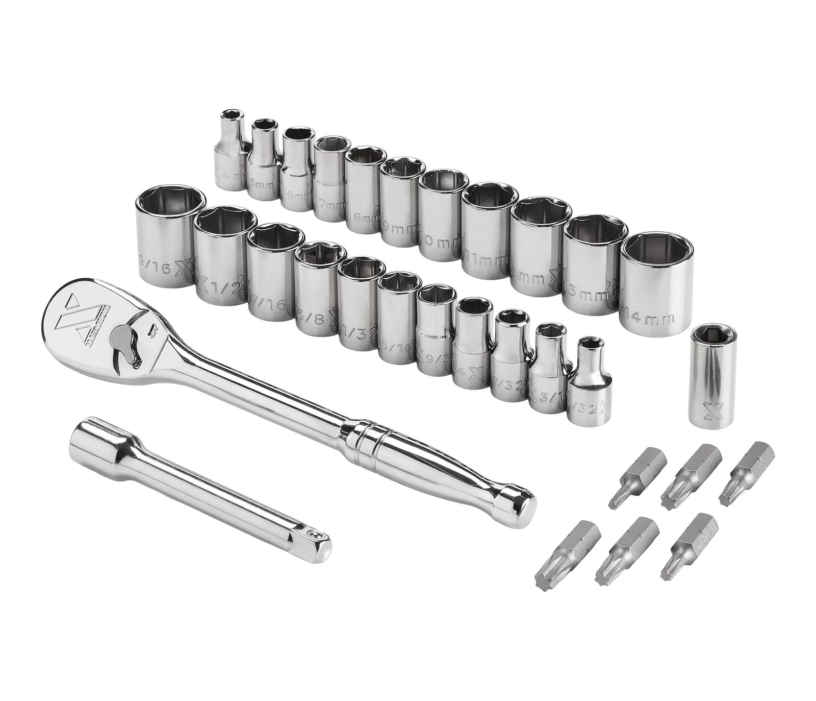 31 Piece 1/4" Drive Metric Socket Set C0Y3 - product image 1