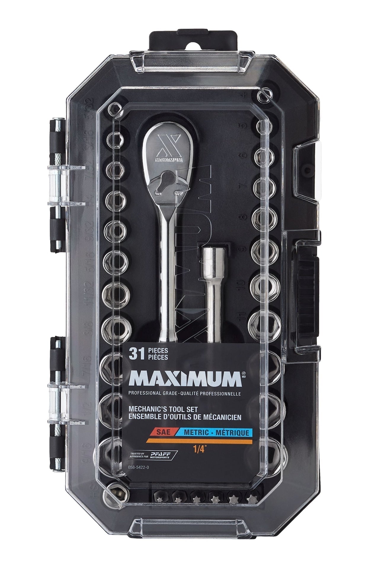 31 Piece 1/4" Drive Metric Socket Set C0Y3 - product image 2