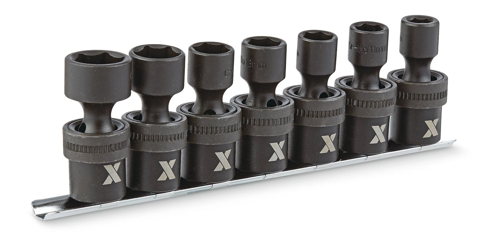 3/8-in Drive Swivel Impact Socket Set, 7-pc, Metric, CRMO G4C9 - product image 1