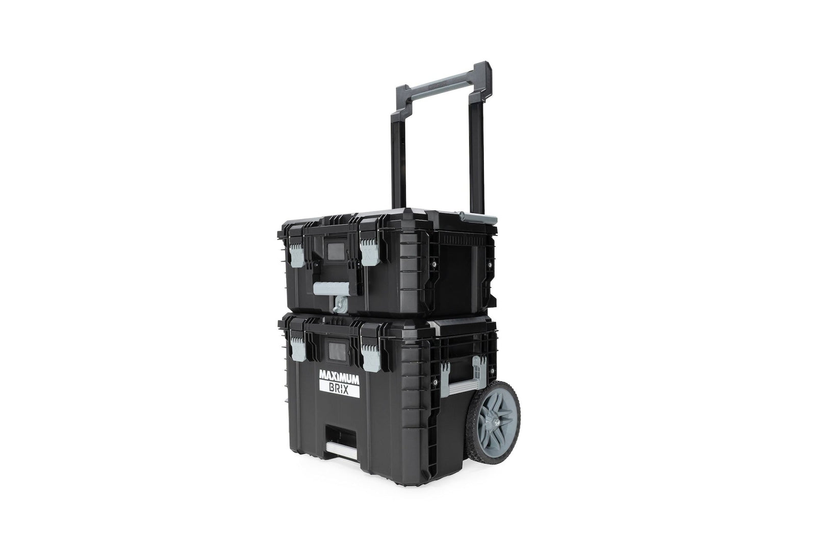 Brix Modular Portable Toolbox/Tool Storage System with Wheels, IP65, 23-in x 19-in x 33-in, 3-pc Q0W7 - product image 4
