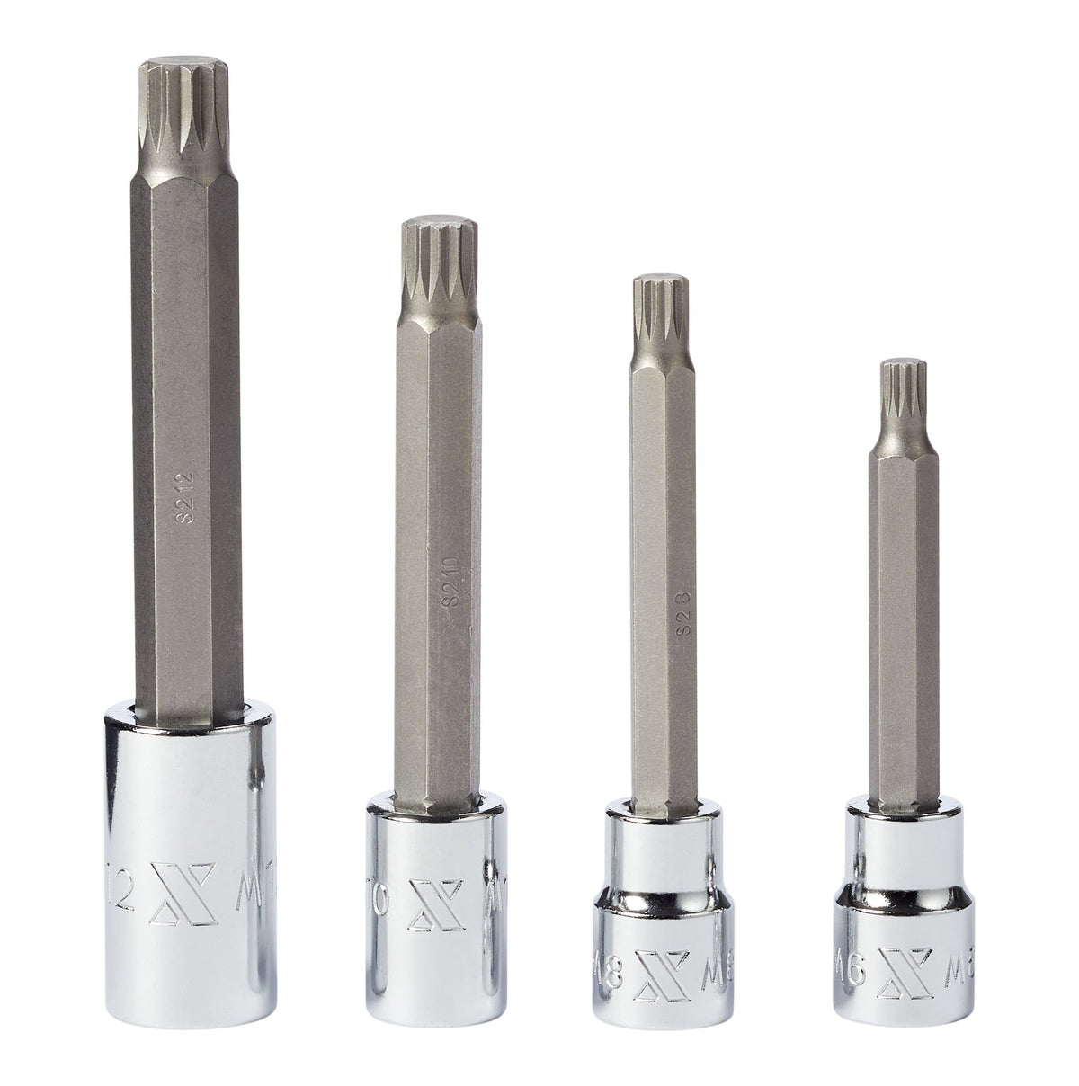 Extra Long Shank Triple Square Bit Socket Set, 4-pc Z5P7 - product image 1