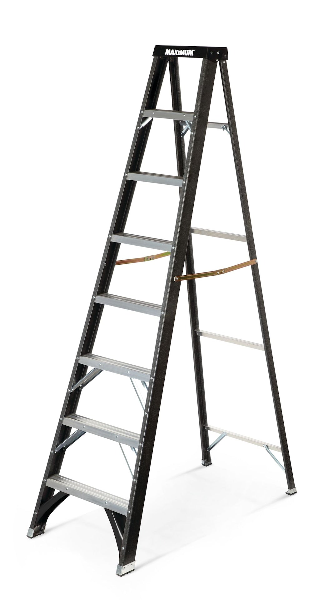 Grade 1 Fibreglass Heavy-Duty Industrial Step Ladder, 250-lb, 8-ft G7E7 - product image 1