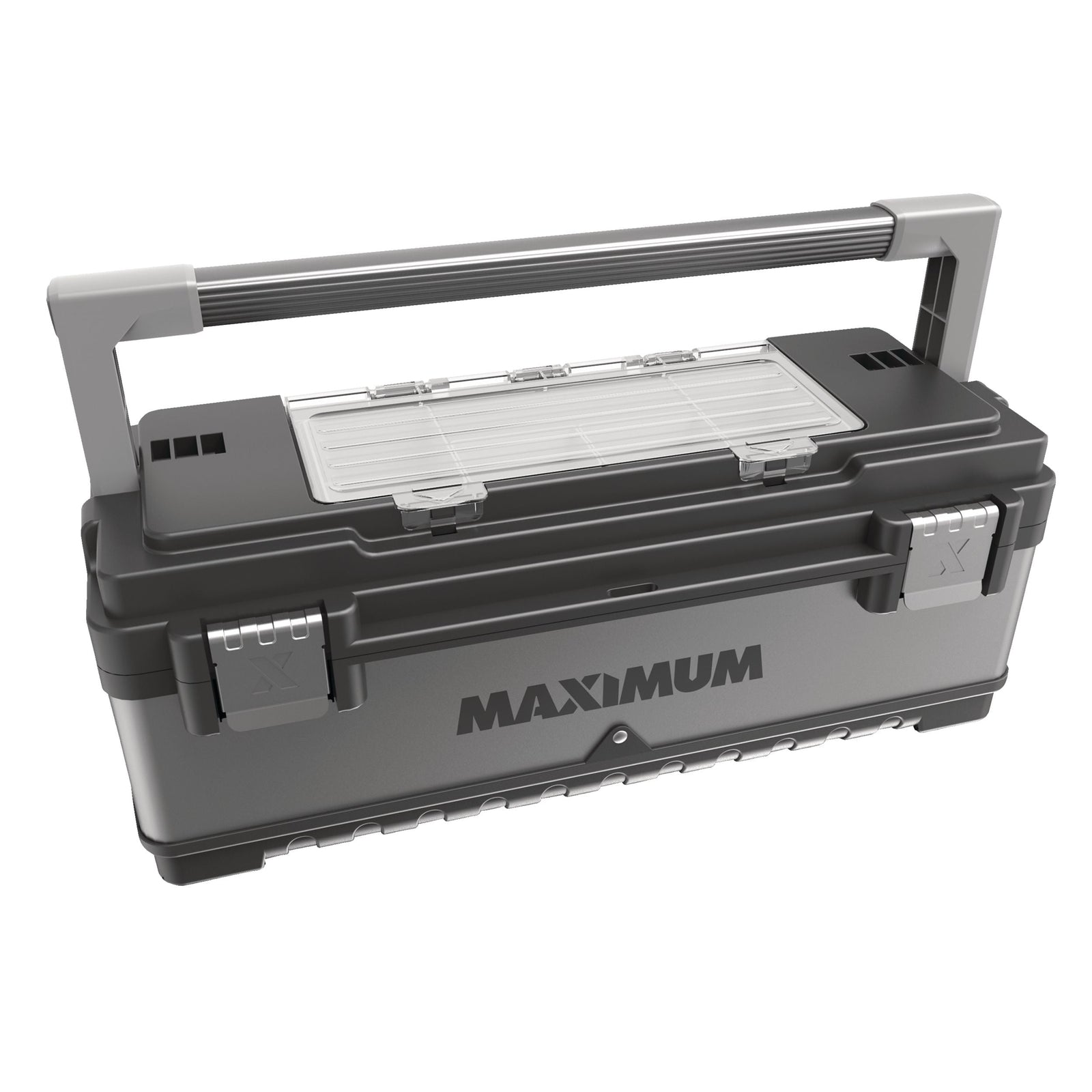 Heavy-Duty Metal & Plastic Tool Box with Removable Tray, 23-in R5K5 - product image 1