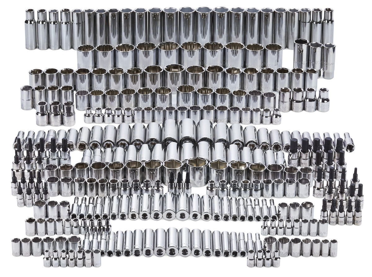 Master Socket Set, 300-pc, CRV, Nickel-Chrome Plating M8U5 - product image 1