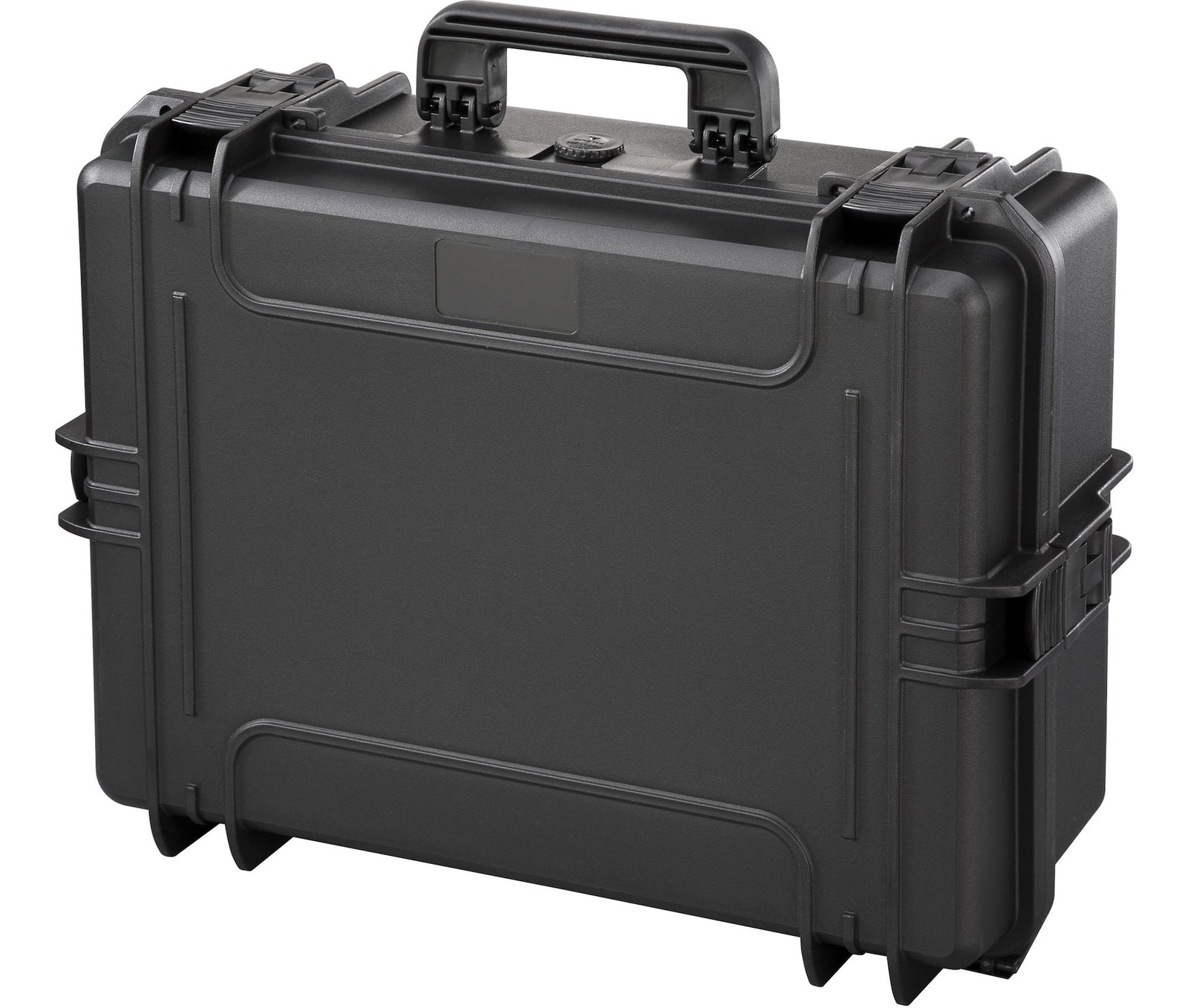 Portable IP67 Waterproof Case/Tool Box with Foam Layers, Black, Large, 22-in K7E5 - product image 1