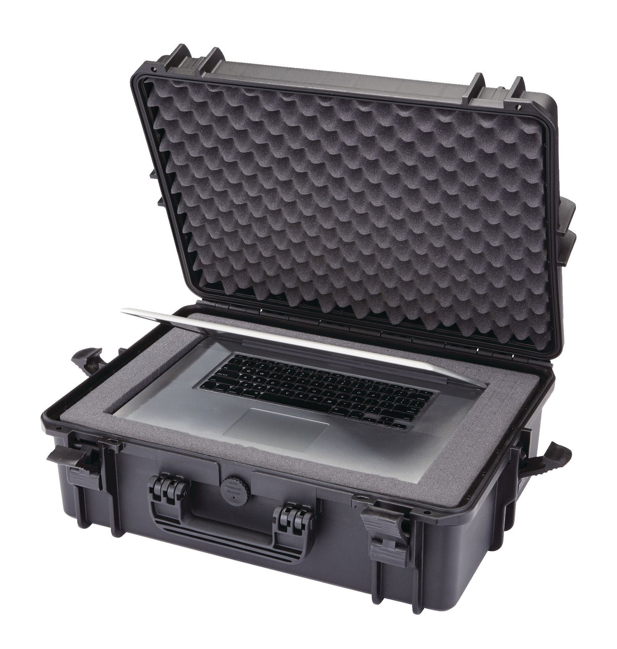 Portable IP67 Waterproof Case/Tool Box with Foam Layers, Black, Large, 22-in K7E5 - product image 7