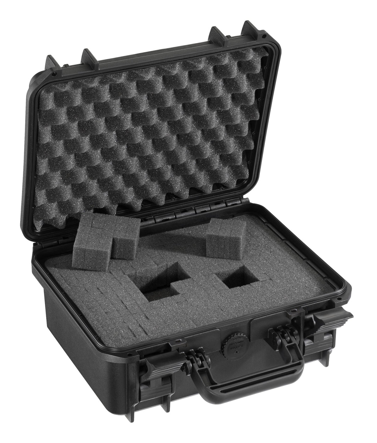 Portable IP67 Waterproof Storage Case with Foam Layers, Small, Black Y6O0 - product image 5