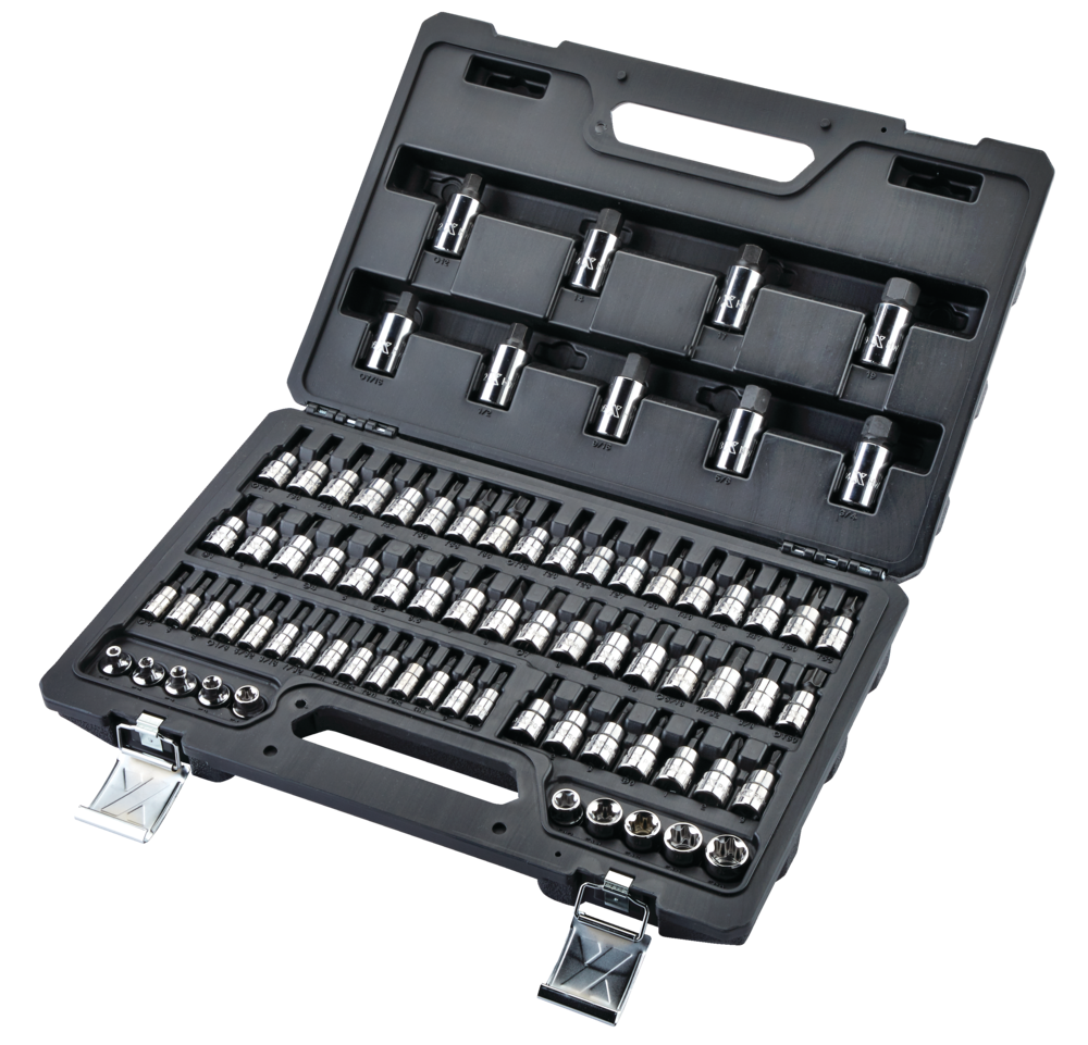 Professional Grade Bit Socket Set, 75-pc Z8K4 - product image 3