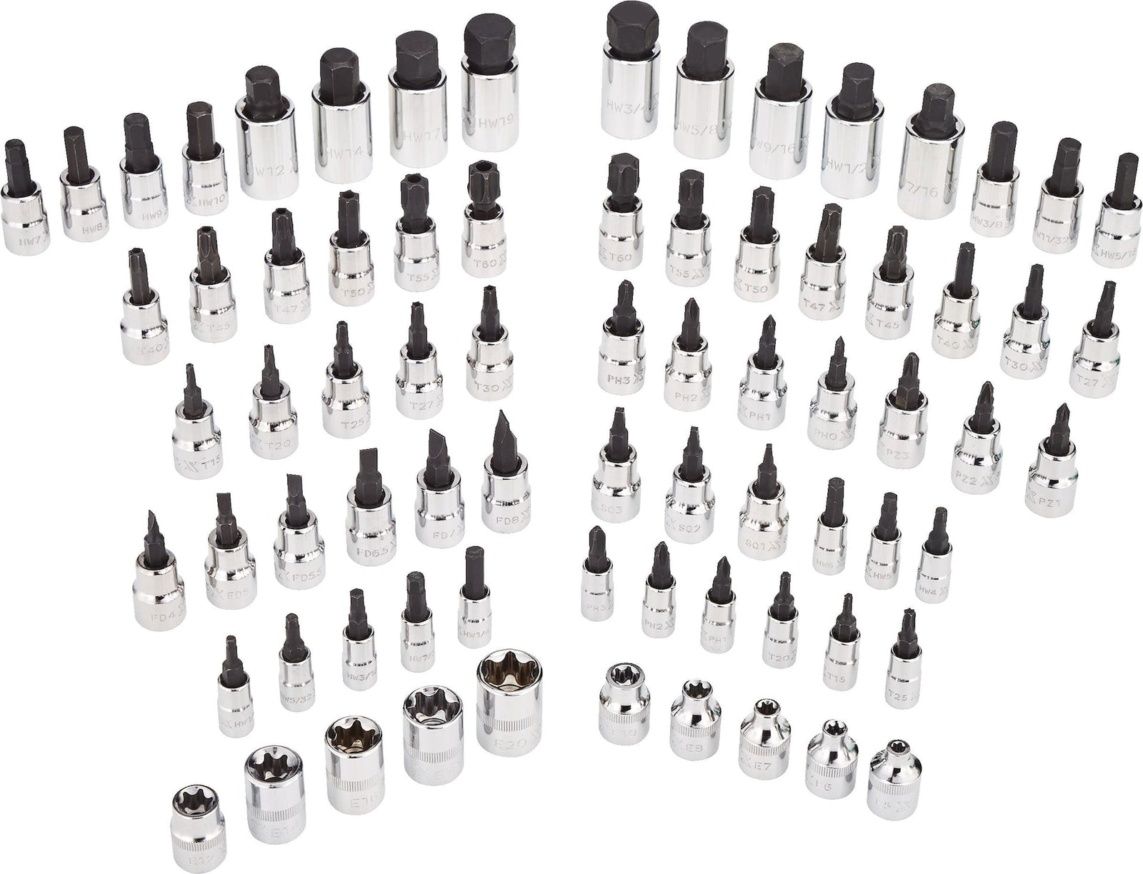 Professional Grade Bit Socket Set, 75-pc Z8K4 - product image 8