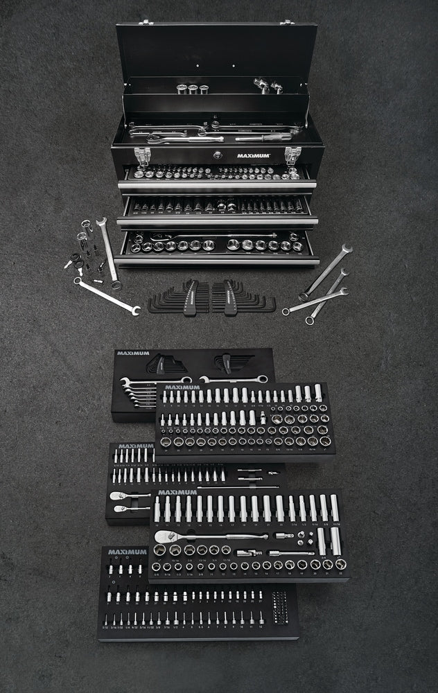 Professional Grade Socket Set, 346-pc, CRV, Nickel-Chrome Plating H7A8 - product image 4