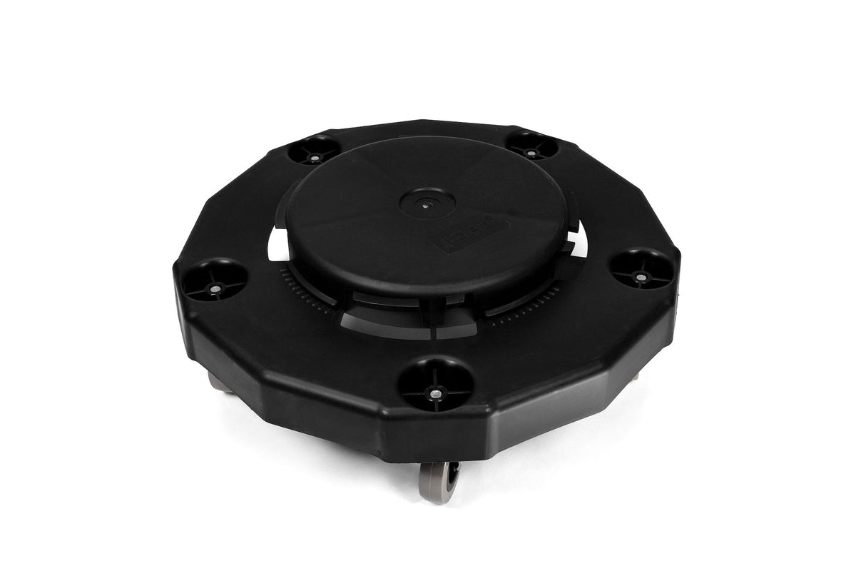 Universal Commercial Heavy-Duty Resin Garbage Can Dolly, Black H1C7 - product image 2