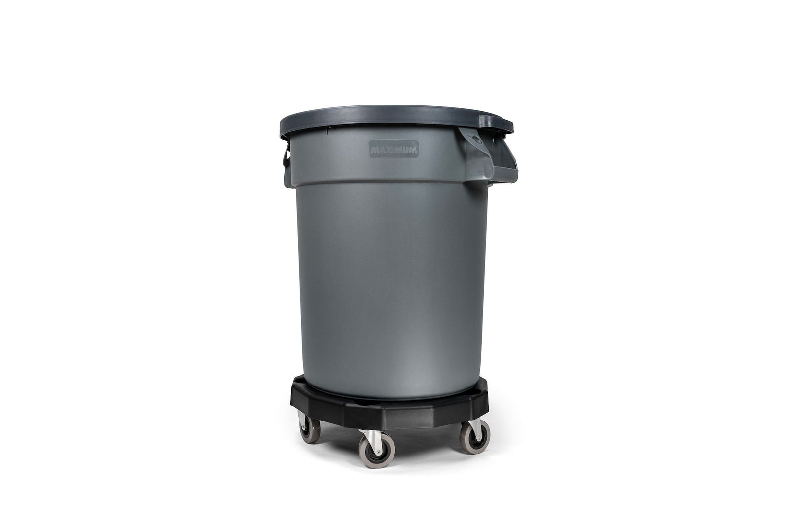 Universal Commercial Heavy-Duty Resin Garbage Can Dolly, Black H1C7 - product image 3