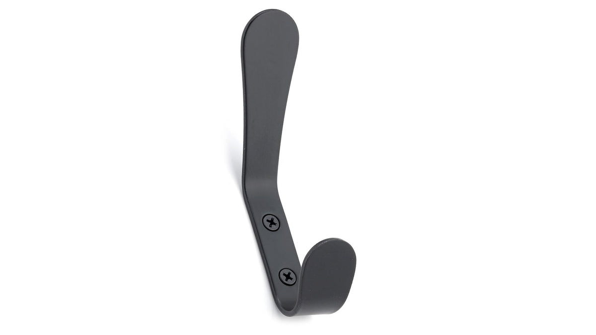 Utility Double Hook, Matte Black Z4H6 - product image 1