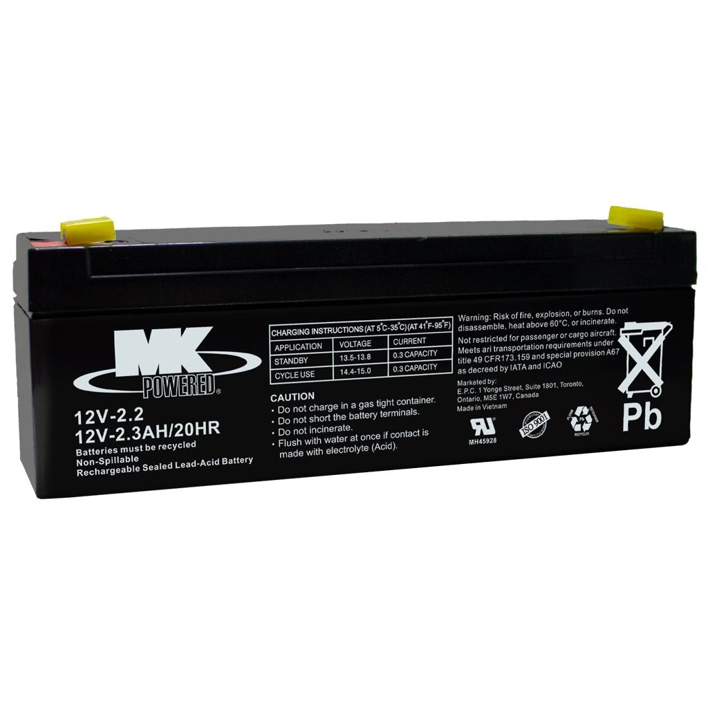 Battery 12-Volt 2.3 Ah SLA Battery, F1 Terminal I6C9 - product image 1