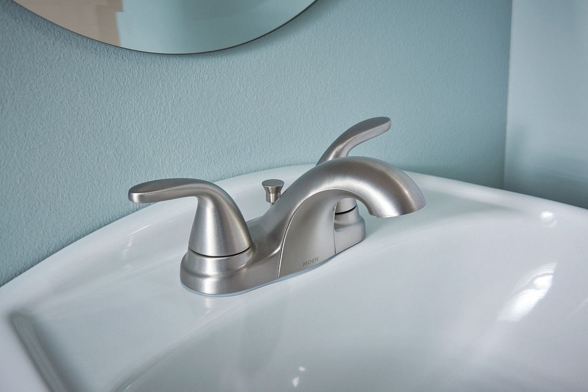 Adler Double Handle Bathroom Faucet, Spot Resist Brushed Nickel D8Y4 - product image 3