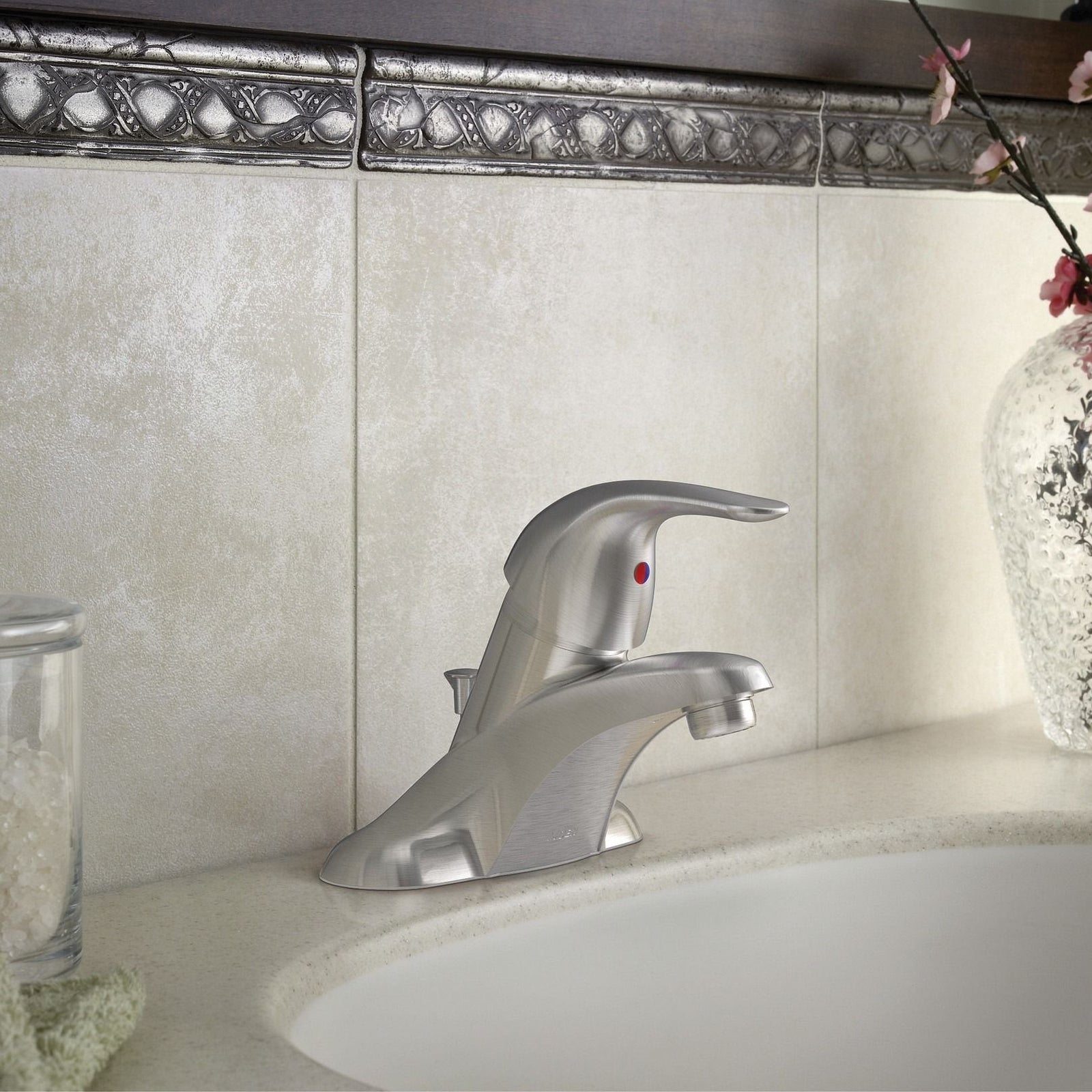 Adler Single Handle Bathroom Faucet, Spot Resist Brushed Nickel I0Z1 - product image 6