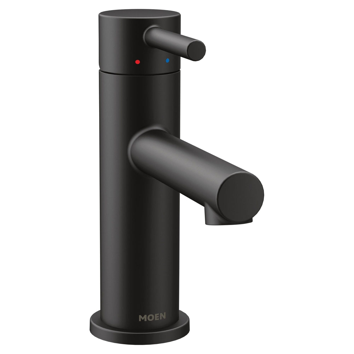 Align Single Handle Single Hole Bathroom Sink Faucet, Matte Black T0I9 - product image 1
