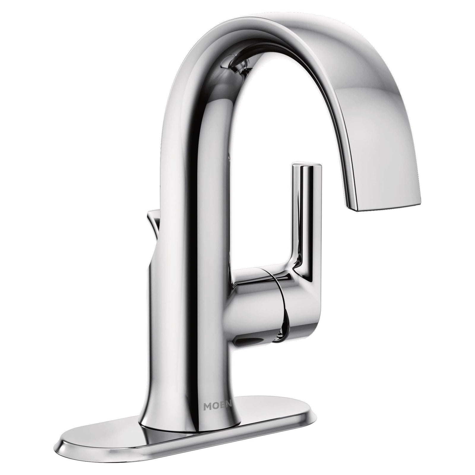Doux Single Handle High Arc Bathroom Sink Faucet, Chrome Z6F4 - product image 2