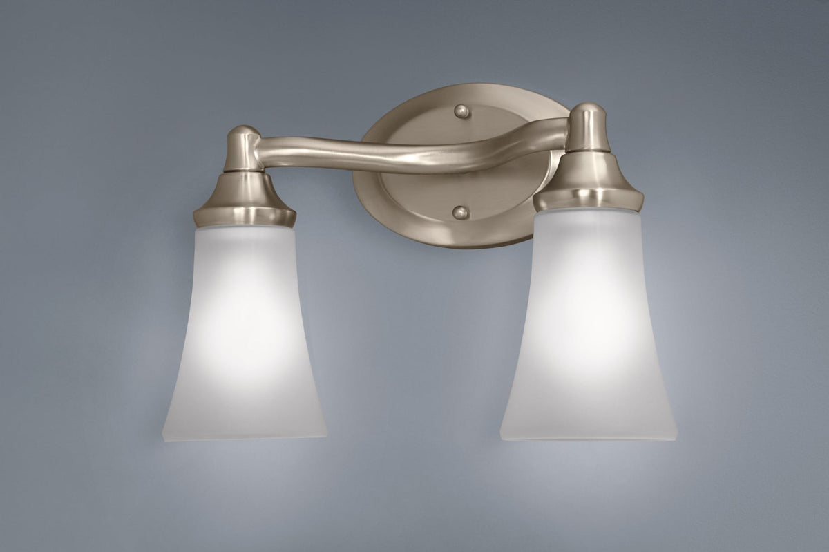 EVA Dual Vanity Lighting Fixture, Chrome X6J1 - product image 8