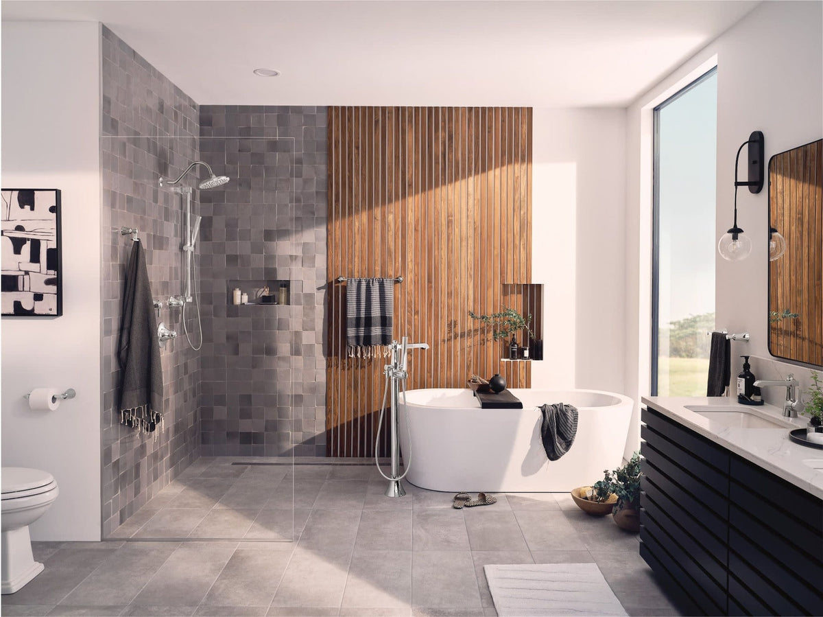 Flara Single Handle Single Hole Bathroom Sink Faucet, Chrome P8X0 - product image 6