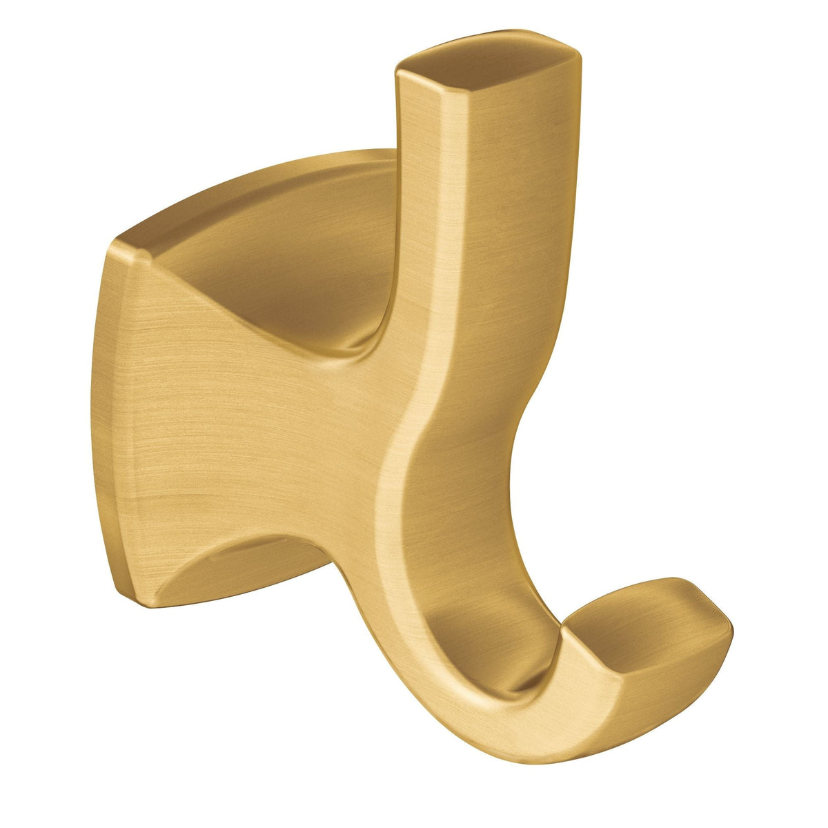 Voss Double Robe Hook, Brushed Gold D5L7 - product image 1