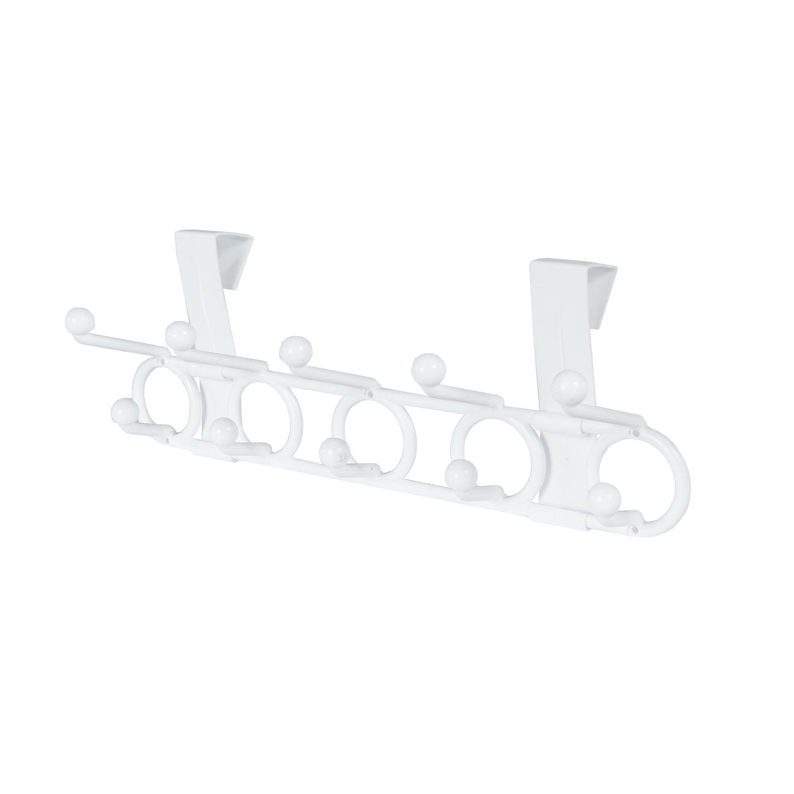 Plastic 10-Hook Over the Door Hook, White, 18.5-in S9O0 - product image 1
