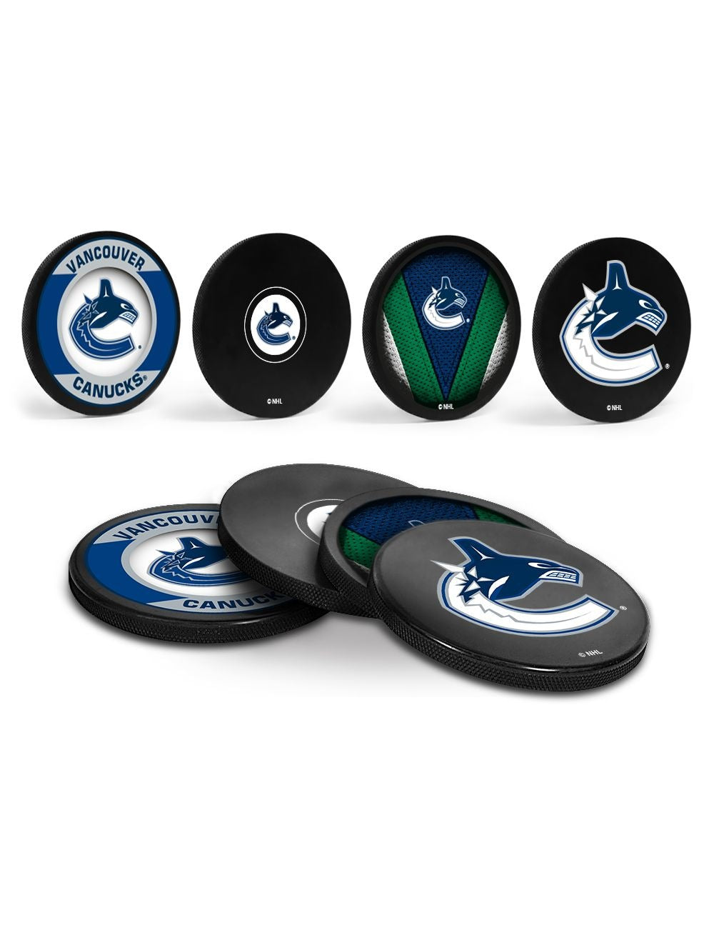 Hockey Puck Drink Coasters, 4-pk N8O7 - product image 1