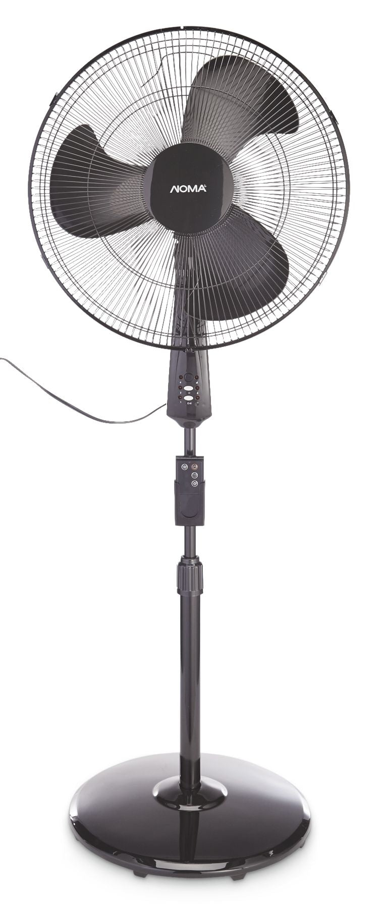 Oscillating Pedestal/Stand Fan with Remote Control, 3-Speed, Black, 18-in N0N8 - product image 1