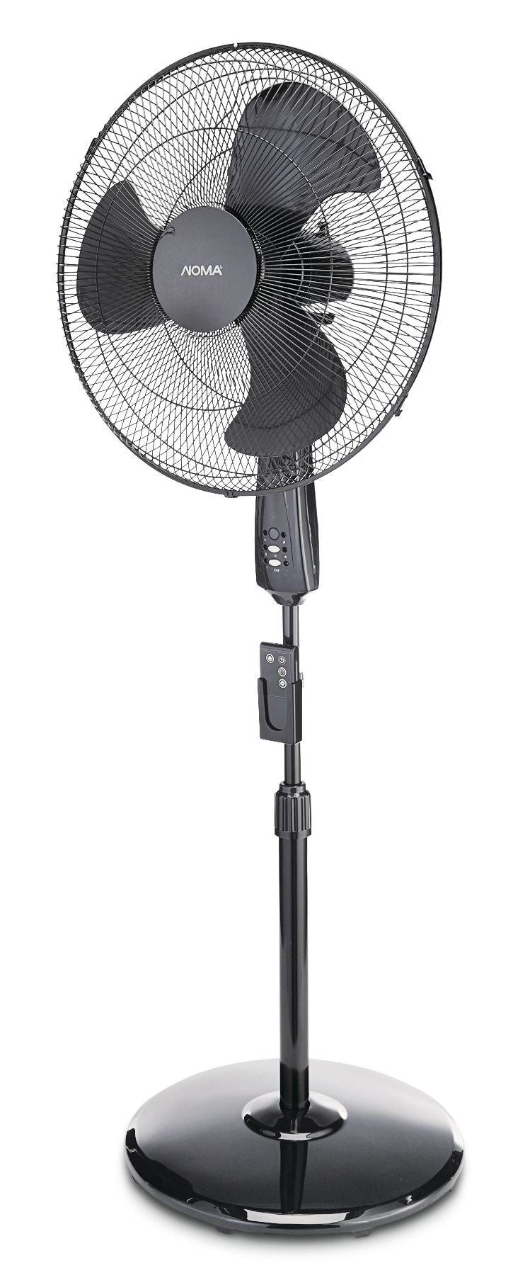 Oscillating Pedestal/Stand Fan with Remote Control, 3-Speed, Black, 18-in N0N8 - product image 2