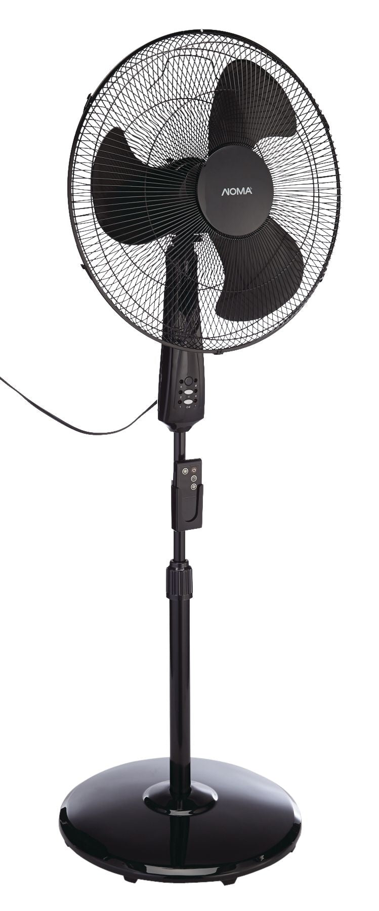 Oscillating Pedestal/Stand Fan with Remote Control, 3-Speed, Black, 18-in N0N8 - product image 3