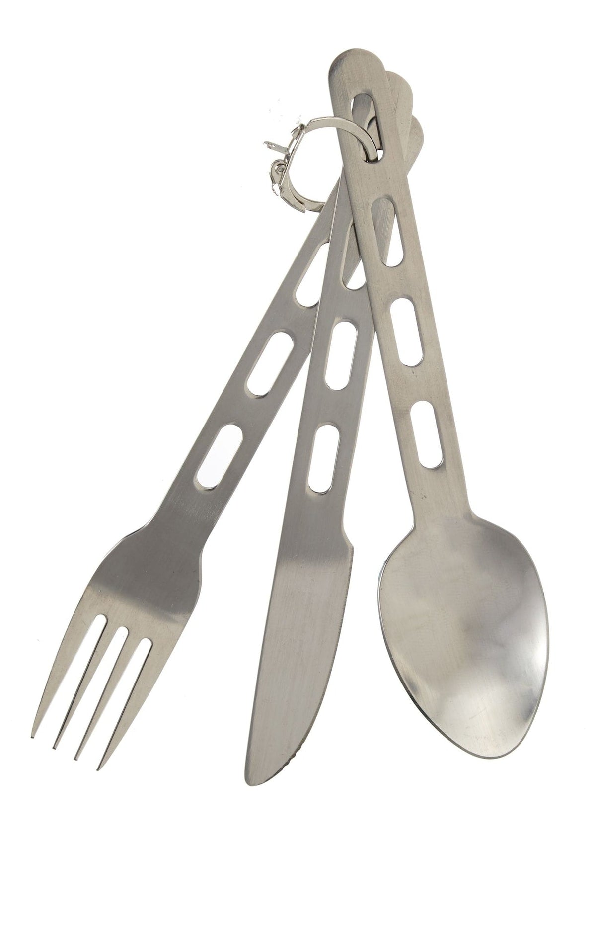 Stainless Steel Cutlery Set with Detachable Ring, 3-pc K2T2 - product image 1