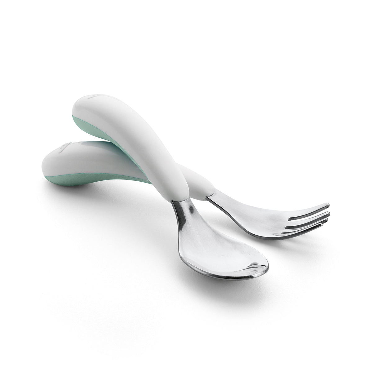 Tot On-the-Go Fork & Spoon Set, Opal W2F5 - product image 1