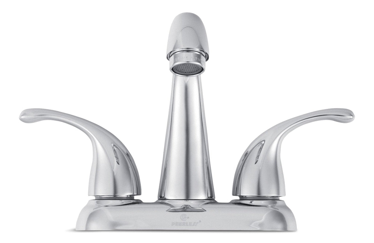 Double Handle Rigid Spout 4-in Centreset Bathroom Sink Faucet with Pop-Up Drain, Chrome K1X6 - product image 1