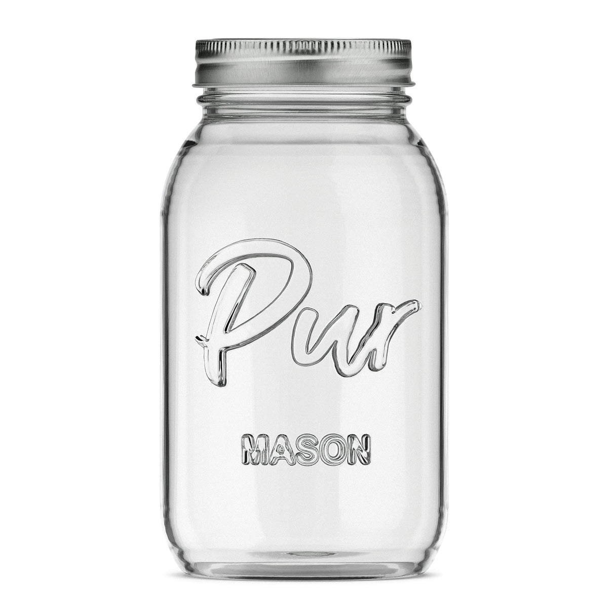 Mason Regular Mouth Canning Glass Jar with Lid & Band, 32-oz/946-mL, 12-pk F6V4 - product image 1