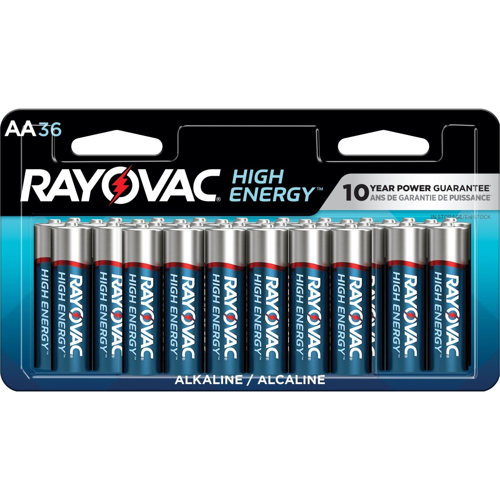 HIGH ENERGY AA Alkaline Batteries, Long Lasting, All Purpose, 36-Pk R8C2 - product image 2