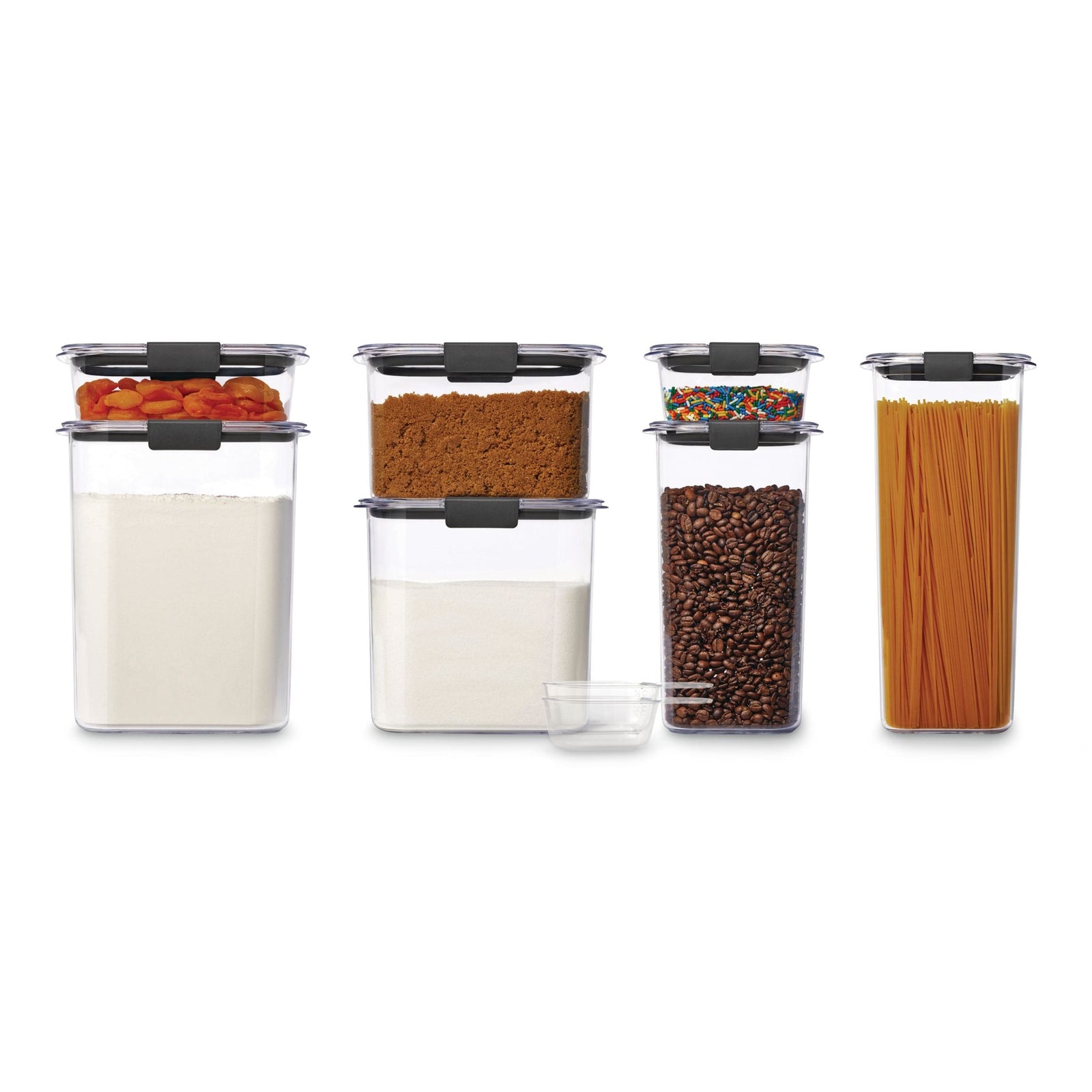 Brilliance Pantry Food Storage Container Set with 2 Scoops, 7-pc Q0D2 - product image 1