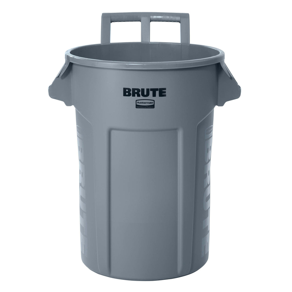 Commercial Wheeled Brute Circular Outdoor Garbage Can, Grey, 121-L R7V0 - product image 2