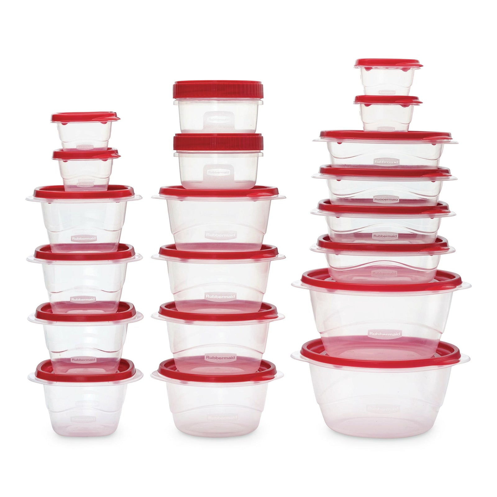 TakeAlong Rectangle Plastic Food Storage Container Set with Quik Clik Seal Lid, 40-pc M0I3 - product image 1