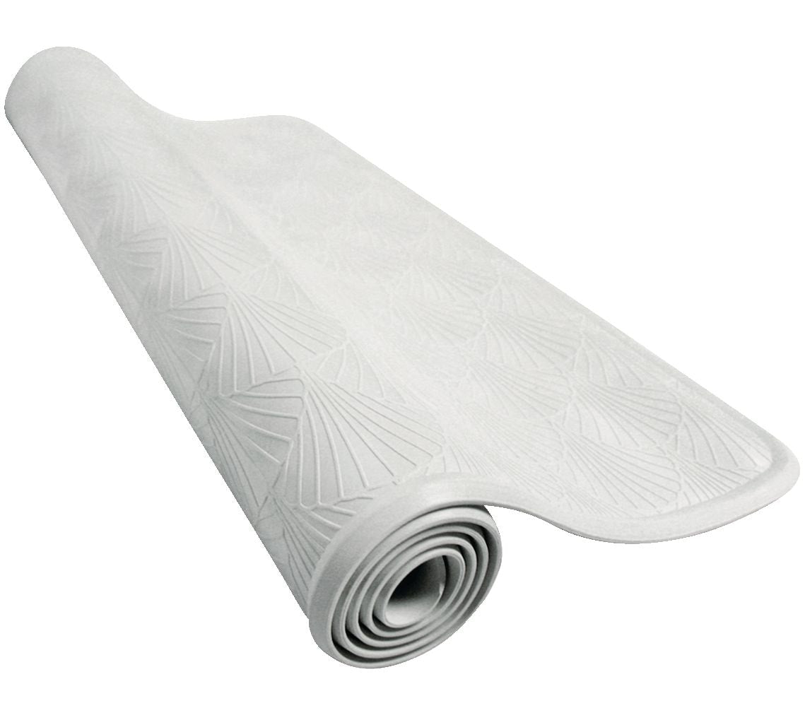 Anti-Slip Rubber Bath Tub Mat, White, 16-in x 27-in T9V6 - product image 1
