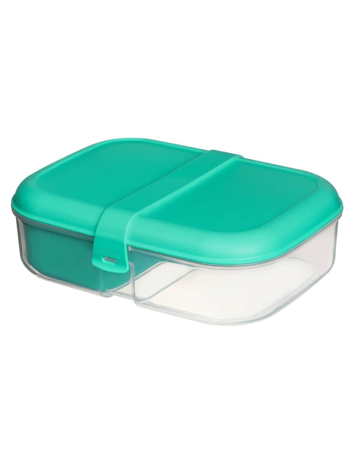 Ribbon Rectangular Plastic Lunch To Go Food Storage Lunch Box, 1.1-L, with Mini Bite K8N6 - product image 1