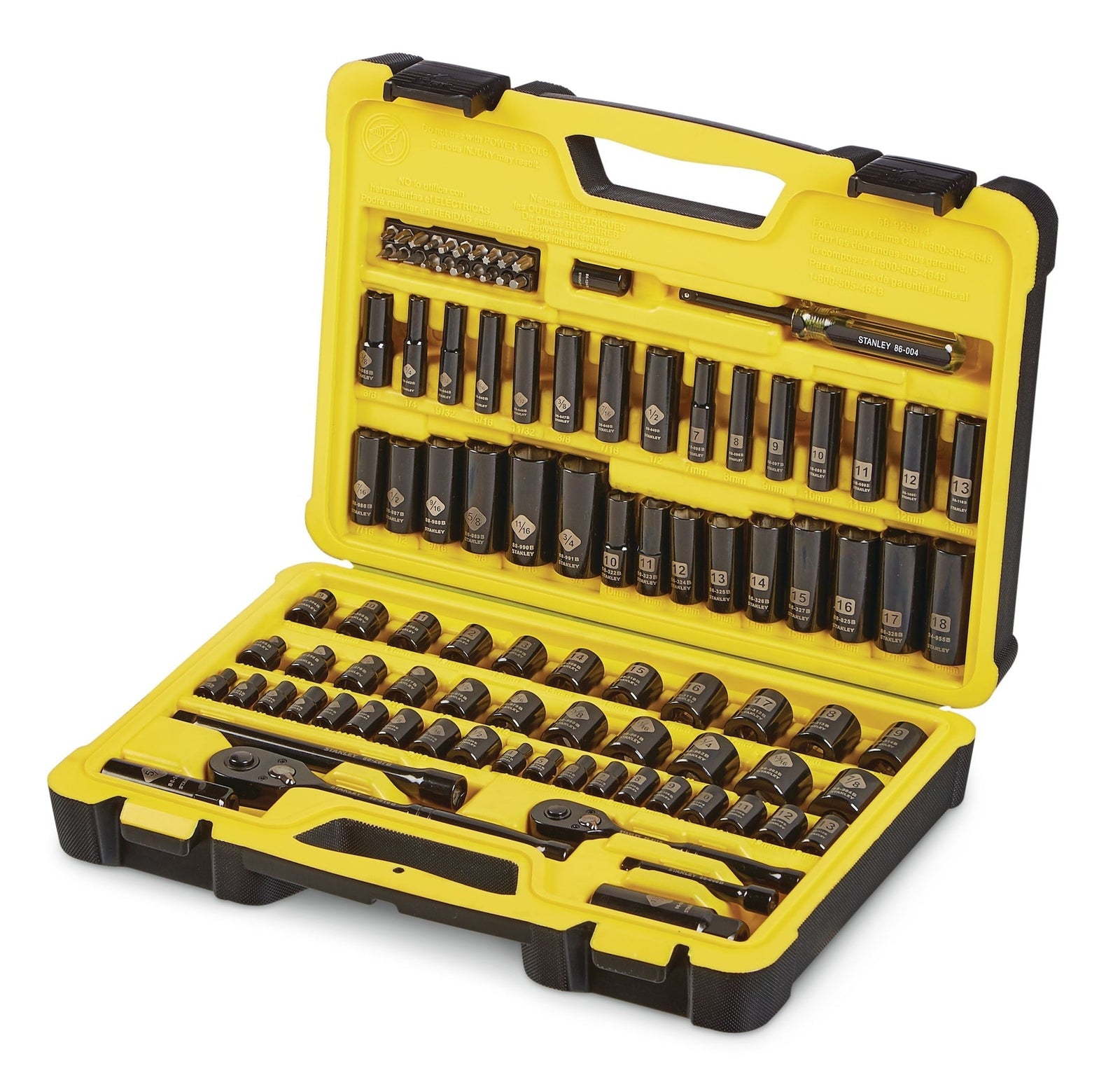Professional Grade Black Chrome Socket Set, 99-pc, SAE/Metric Z9I9 - product image 2