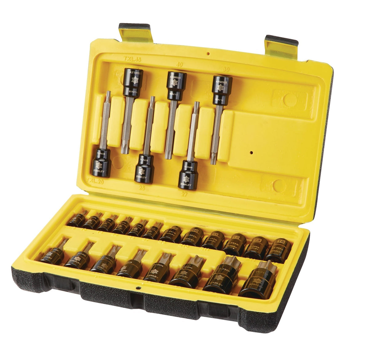 Professional Grade Black Chrome Torx Bit Socket Set, 26-pc, SAE/Metric T8E8 - product image 1