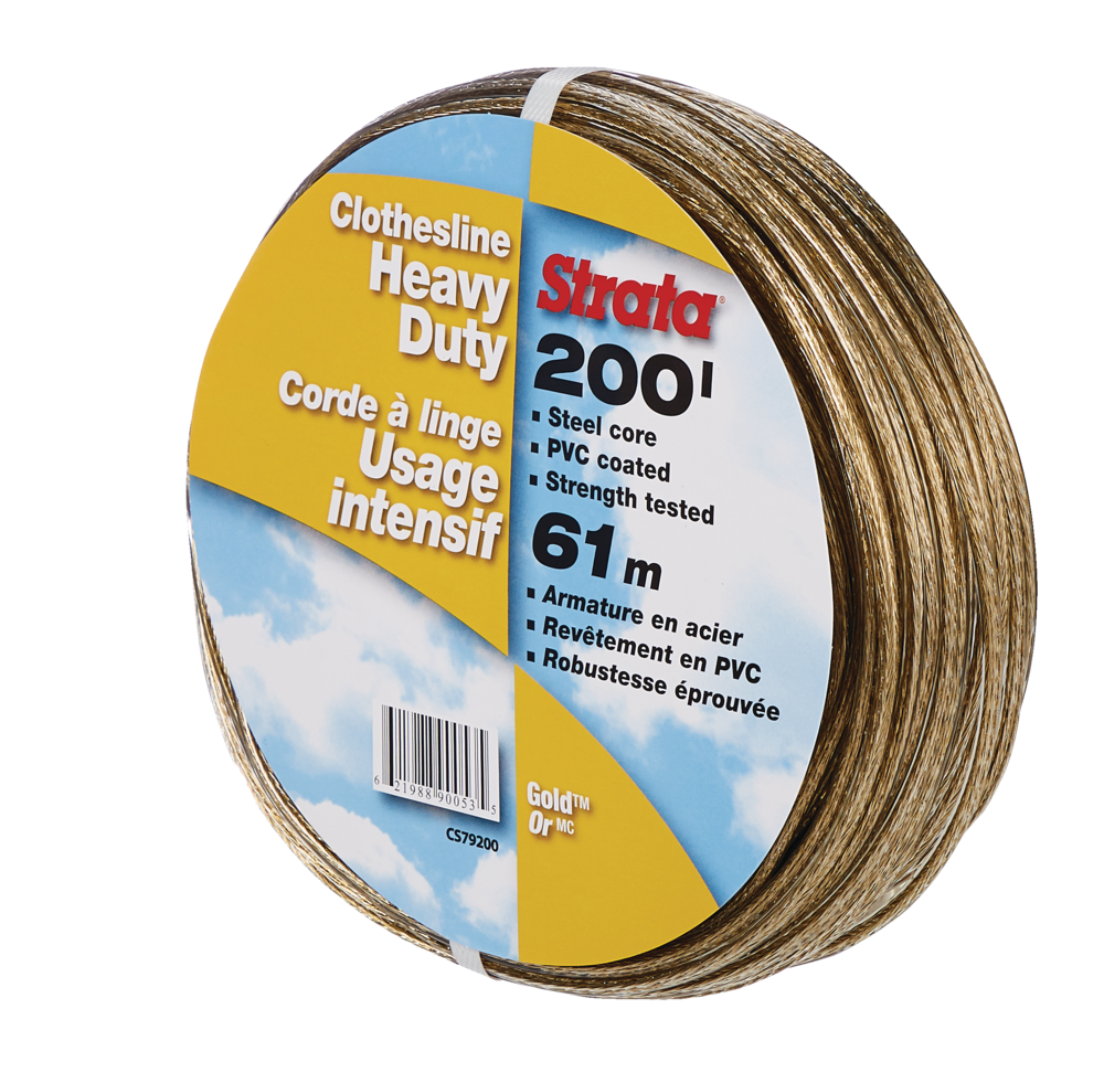 Gold Heavy Duty Clothesline, 200-ft X9R1 - product image 1