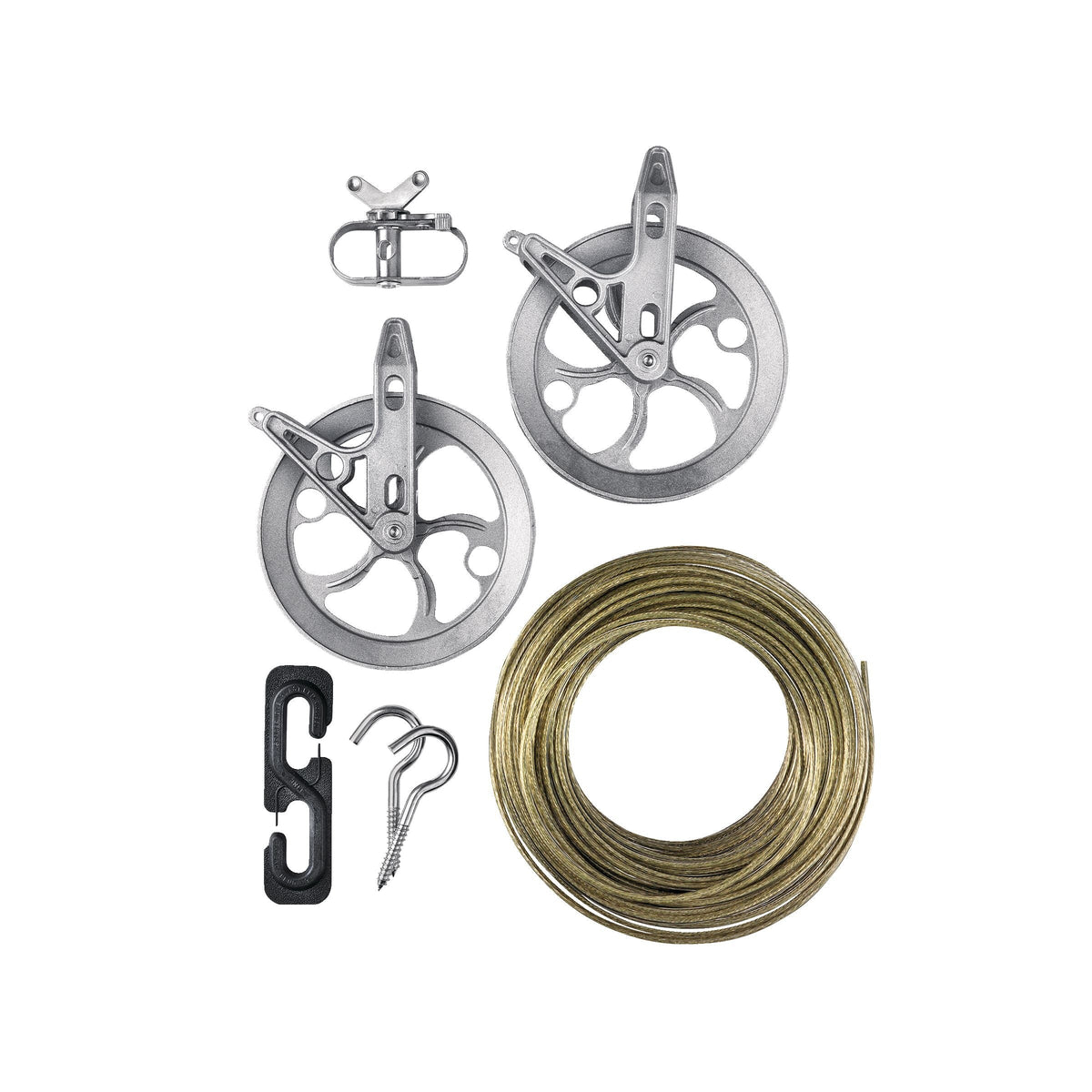 Heavy-duty Clothesline Kit for Indoor & Outdoor, 150-ft D9E8 - product image 1