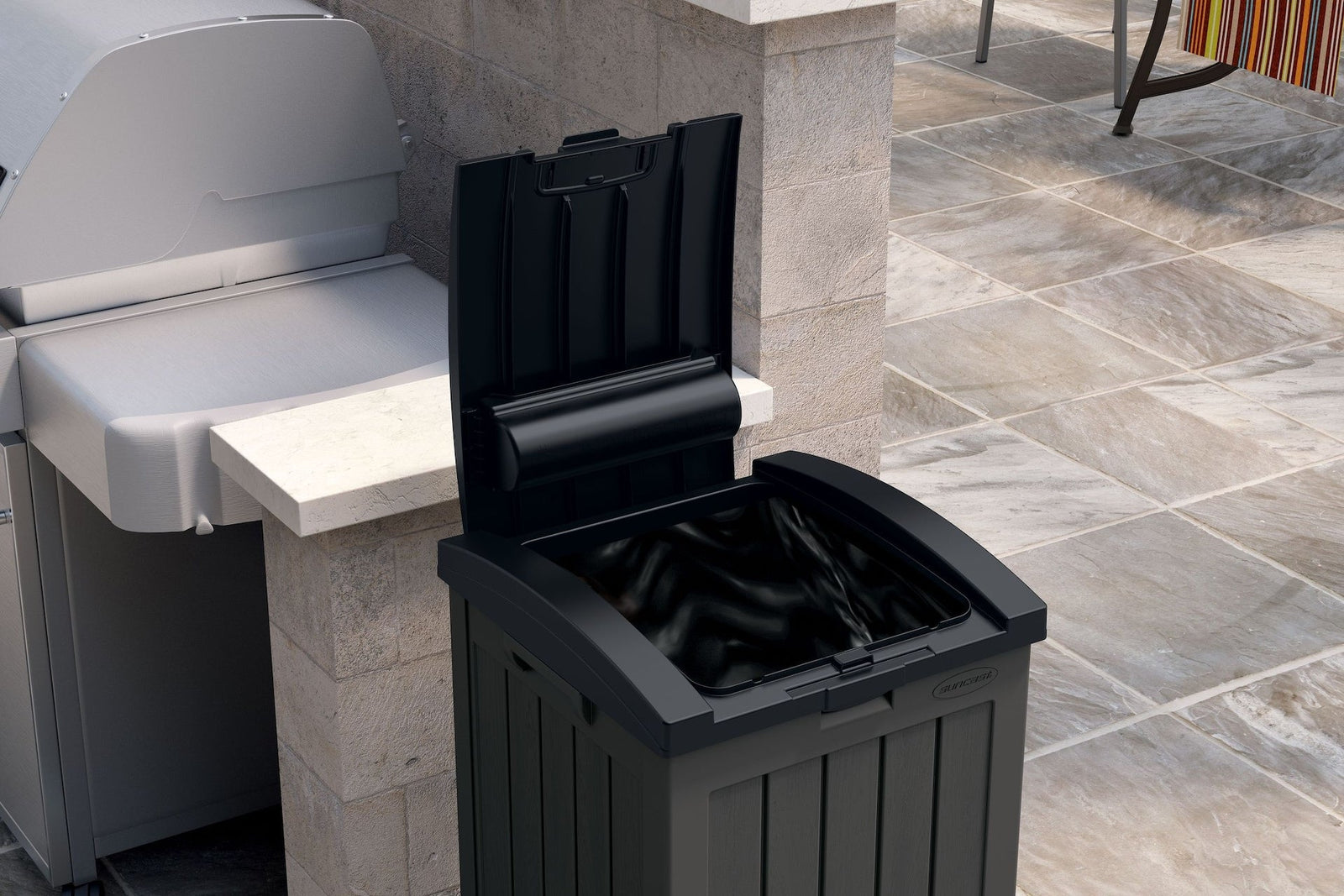 Trash Hideaway Outdoor Garbage/Trash Refuse Container, 135L E6C0 - product image 3
