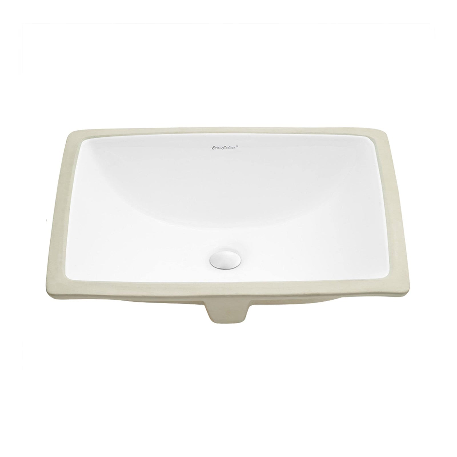 Plaisir 18.5 Rectangular Under-Mount Bathroom Sink V9C7 - product image 1